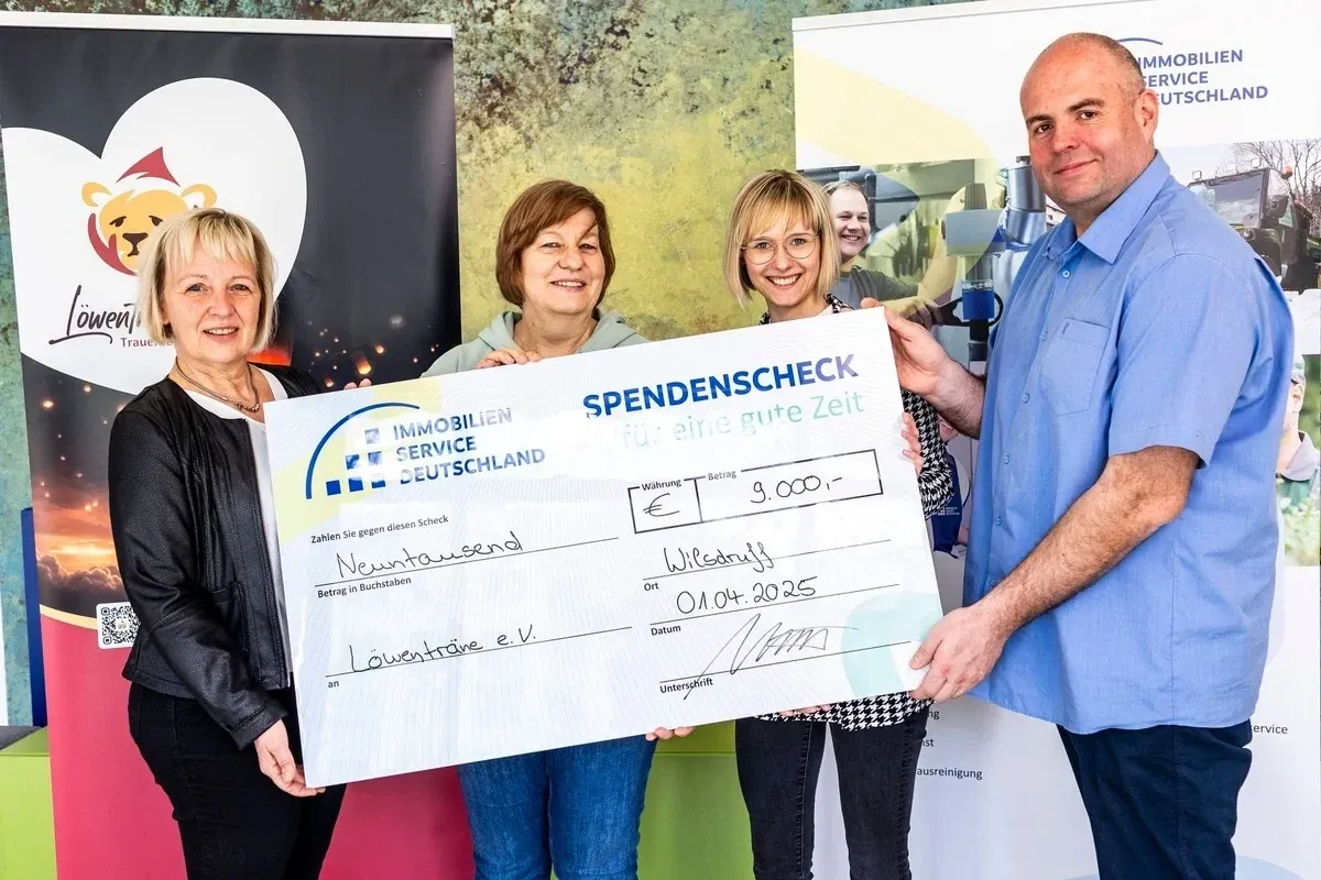 Spendencheck an den Löwenträne e.V.