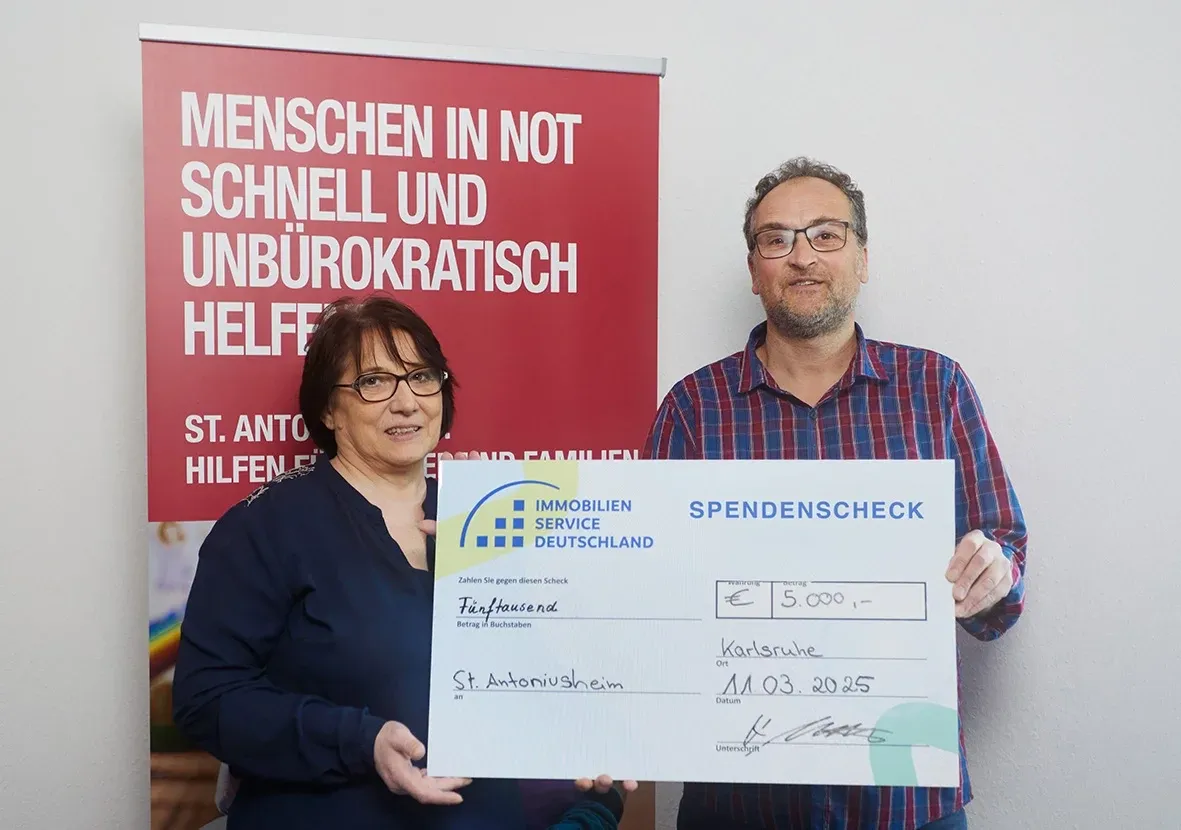 Freude schenken: ISD spendet für die Ferienfreizeit des St. Antoniusheims in Karlsruhe